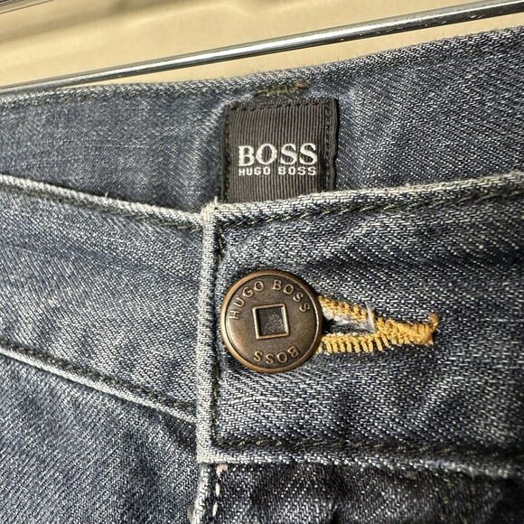 Hugo Boss Maine Jeans Men's 38/34 Blue Regular Straight Jeans - Picture 6 of 13